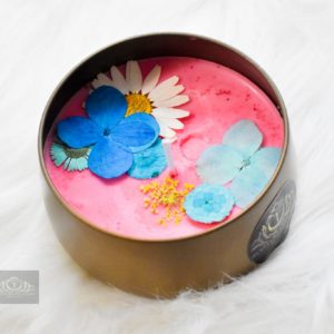 Bougie parfumée fleurie