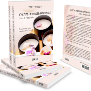 Livre L’art de la bougie artisanale Chic & naturelle